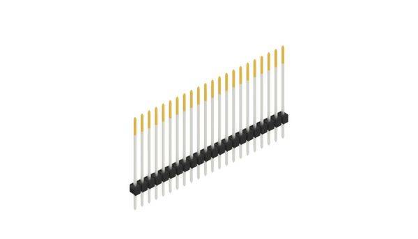 Fischer Elektronik Stiftleiste (Standard) Anzahl Reihen: 1 10046975 10St.