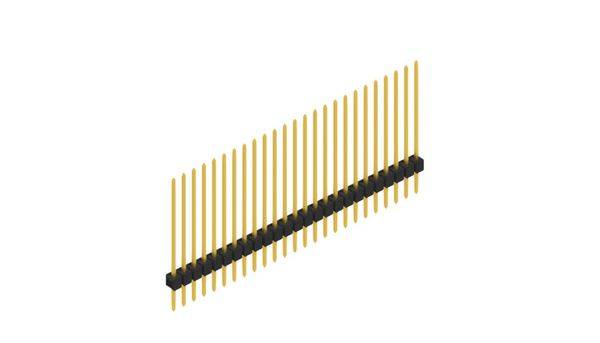 Fischer Elektronik Stiftleiste (Standard) Anzahl Reihen: 1 10046984 10St.