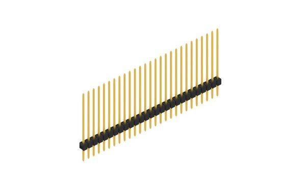 Fischer Elektronik Stiftleiste (Standard) Anzahl Reihen: 1 10046990 10St.