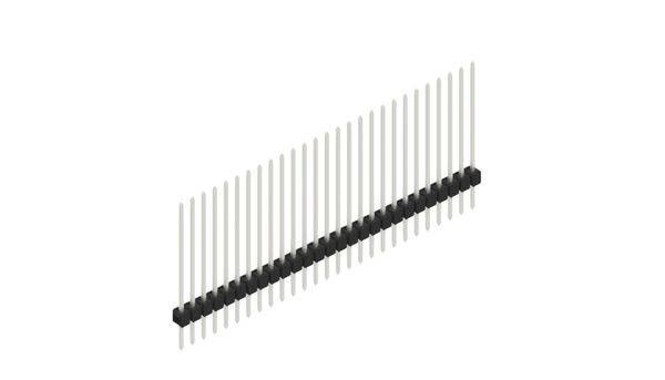 Fischer Elektronik Stiftleiste (Standard) Anzahl Reihen: 1 10046992 10St.