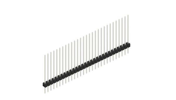 Fischer Elektronik Stiftleiste (Standard) Anzahl Reihen: 1 10046999 10St.