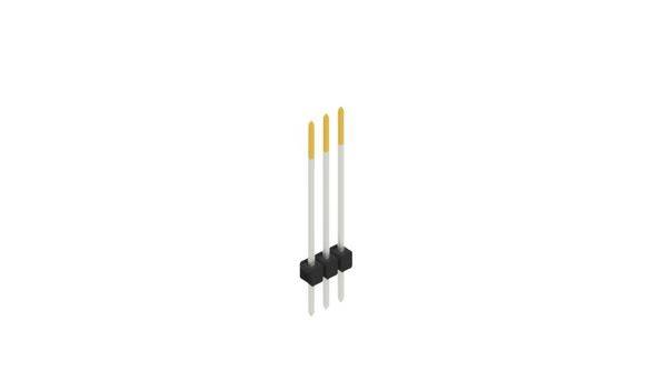 Fischer Elektronik Stiftleiste (Standard) Anzahl Reihen: 1 10046911 10St.