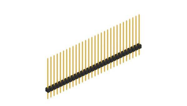 Fischer Elektronik Stiftleiste (Standard) Anzahl Reihen: 1 10047000 10St.