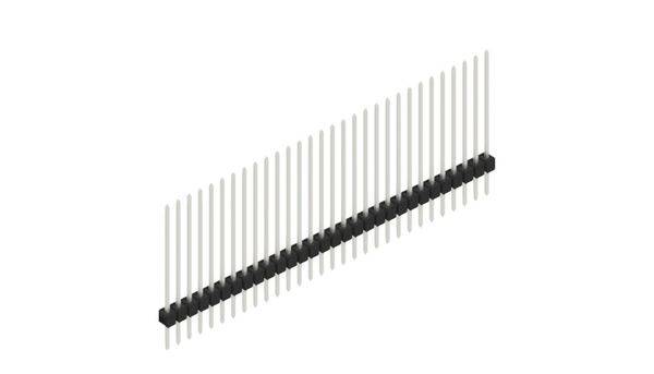 Fischer Elektronik Stiftleiste (Standard) Anzahl Reihen: 1 10047002 10St.