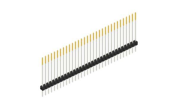 Fischer Elektronik Stiftleiste (Standard) Anzahl Reihen: 1 10047008 10St.