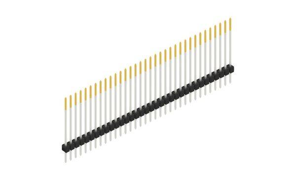 Fischer Elektronik Stiftleiste (Standard) Anzahl Reihen: 1 10047014 10St.