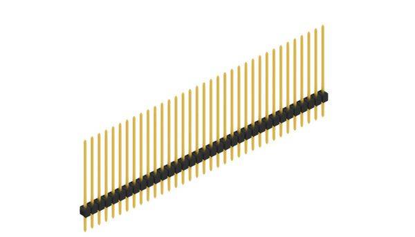 Fischer Elektronik Stiftleiste (Standard) Anzahl Reihen: 1 10047017 10St.