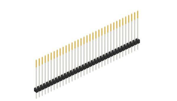 Fischer Elektronik Stiftleiste (Standard) Anzahl Reihen: 1 10047018 10St.