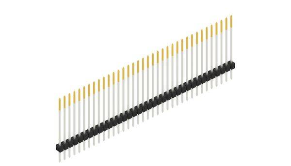 Fischer Elektronik Stiftleiste (Standard) Anzahl Reihen: 1 10047021 10St.