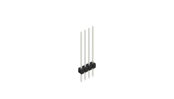 Fischer Elektronik Stiftleiste (Standard) Anzahl Reihen: 1 10046915 10St.