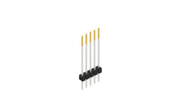 Fischer Elektronik Stiftleiste (Standard) Anzahl Reihen: 1 10046918 10St.