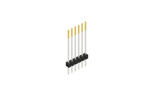 Fischer Elektronik Stiftleiste (Standard) Anzahl Reihen: 1 10046921 10St.