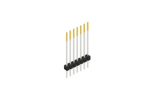 Fischer Elektronik Stiftleiste (Standard) Anzahl Reihen: 1 10046924 10St.