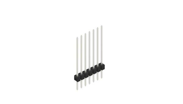 Fischer Elektronik Stiftleiste (Standard) Anzahl Reihen: 1 10046925 10St.