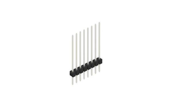 Fischer Elektronik Stiftleiste (Standard) Anzahl Reihen: 1 10046929 10St.