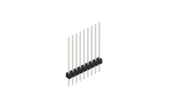 Fischer Elektronik Stiftleiste (Standard) Anzahl Reihen: 1 10046932 10St.