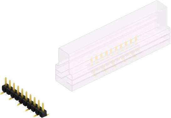 Fischer Elektronik Stiftleiste (Standard) Anzahl Reihen: 1 SL10SMD04010GSM 10St.