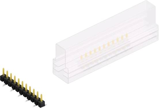 Fischer Elektronik Stiftleiste (Standard) Anzahl Reihen: 1 SL10SMD04011SSM 10St.