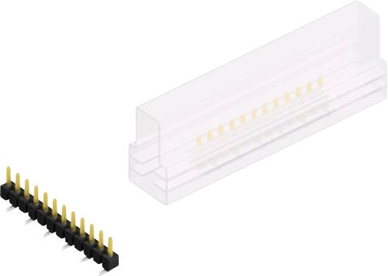 Fischer Elektronik Stiftleiste (Standard) Anzahl Reihen: 1 SL10SMD04012SSM 10St.