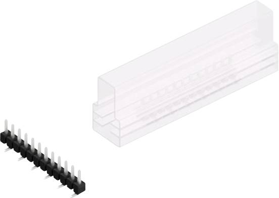 Fischer Elektronik Stiftleiste (Standard) Anzahl Reihen: 1 SL10SMD04012ZSM 10St.