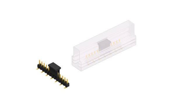 Fischer Elektronik Stiftleiste (Standard) Anzahl Reihen: 1 SL10SMD04013GBSM 10St.