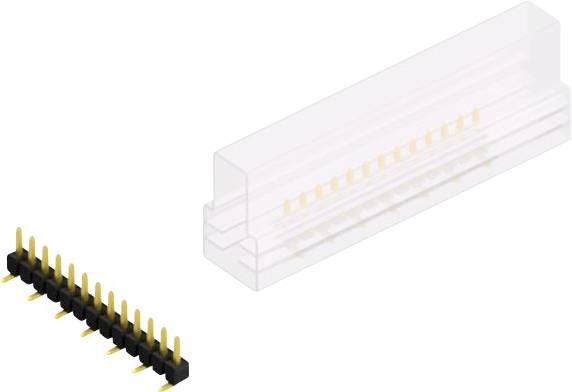 Fischer Elektronik Stiftleiste (Standard) Anzahl Reihen: 1 SL10SMD04013GSM 10St.