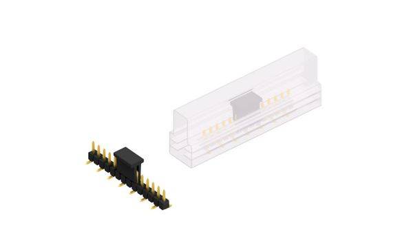 Fischer Elektronik Stiftleiste (Standard) Anzahl Reihen: 1 SL10SMD04014GBSM 10St.