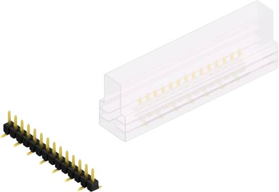 Fischer Elektronik Stiftleiste (Standard) Anzahl Reihen: 1 SL10SMD04014GSM 10St.