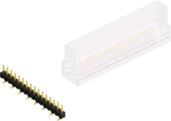 Fischer Elektronik Stiftleiste (Standard) Anzahl Reihen: 1 SL10SMD04016GSM 10St.