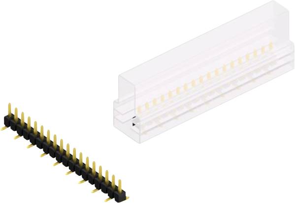 Fischer Elektronik Stiftleiste (Standard) Anzahl Reihen: 1 SL10SMD04018GSM 10St.