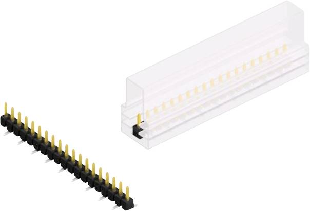 Fischer Elektronik Stiftleiste (Standard) Anzahl Reihen: 1 SL10SMD04019SSM 10St.