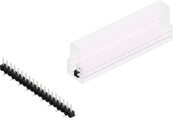 Fischer Elektronik Stiftleiste (Standard) Anzahl Reihen: 1 SL10SMD04019ZSM 10St.