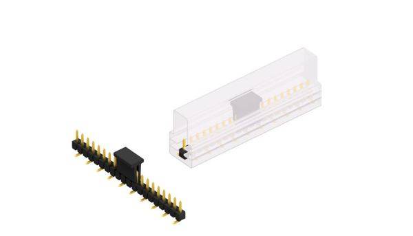 Fischer Elektronik Stiftleiste (Standard) Anzahl Reihen: 1 SL10SMD04020GBSM 10St.