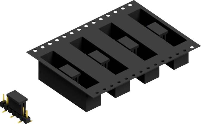 Fischer Elektronik Stiftleiste (Standard) Anzahl Reihen: 1 10156763 250St.