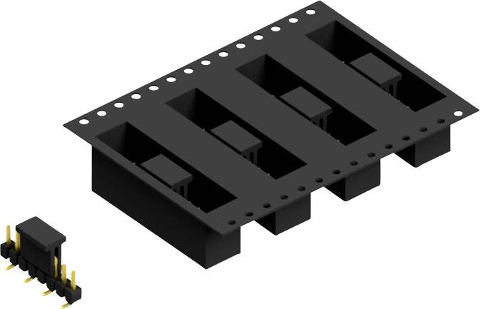 Fischer Elektronik Stiftleiste (Standard) Anzahl Reihen: 1 10136655 250St.