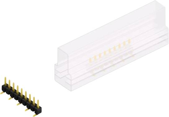 Fischer Elektronik Stiftleiste (Standard) Anzahl Reihen: 1 SL10SMD0409GSM 10St.