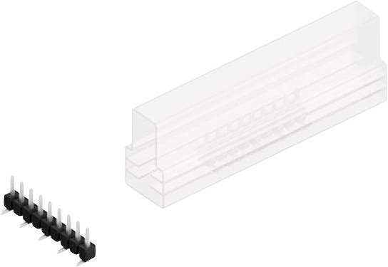 Fischer Elektronik Stiftleiste (Standard) Anzahl Reihen: 1 SL10SMD0409ZSM 10St.