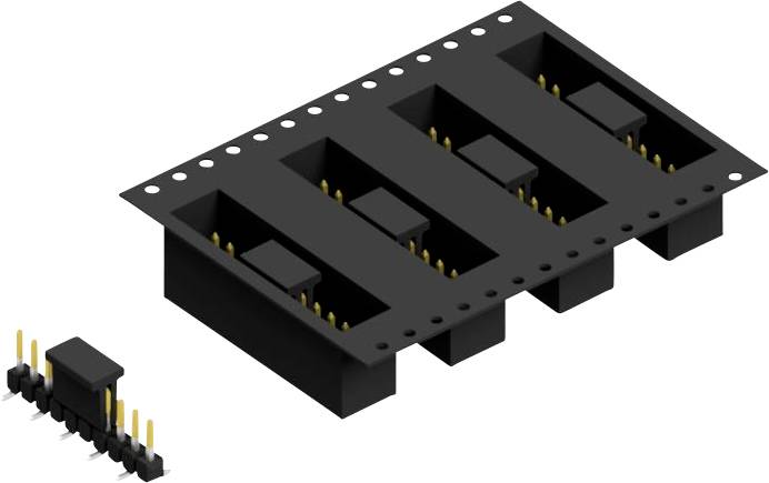 Fischer Elektronik Stiftleiste (Standard) Anzahl Reihen: 1 10047173 250St.