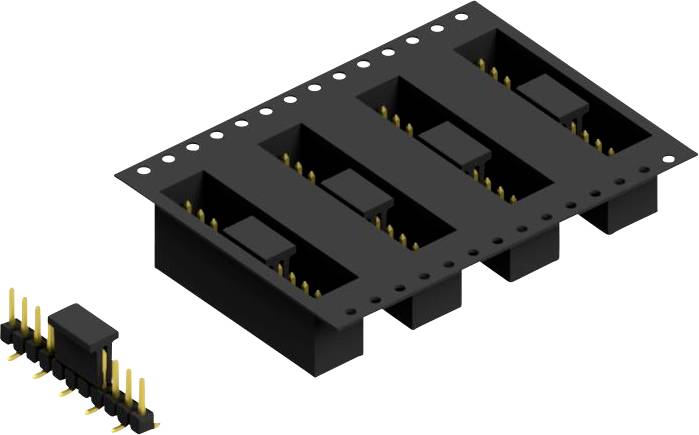 Fischer Elektronik Stiftleiste (Standard) Anzahl Reihen: 1 10047181 250St.
