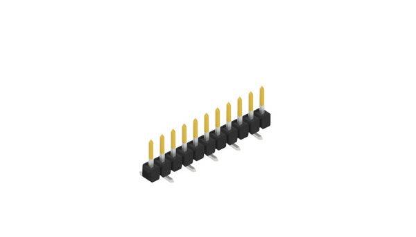 Fischer Elektronik Stiftleiste (Standard) Anzahl Reihen: 1 10047183 10St.