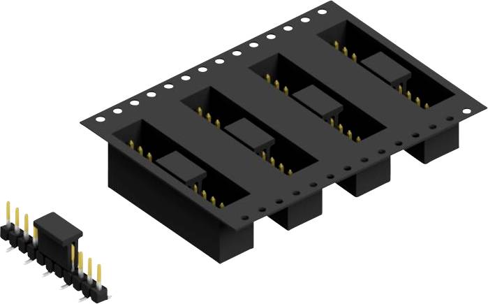 Fischer Elektronik Stiftleiste (Standard) Anzahl Reihen: 1 10047185 250St.