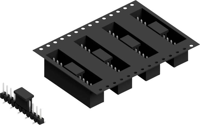 Fischer Elektronik Stiftleiste (Standard) Anzahl Reihen: 1 10047189 250St.