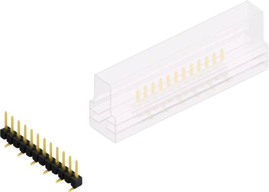 Fischer Elektronik Stiftleiste (Standard) Anzahl Reihen: 1 10047194 10St.