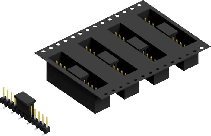 Fischer Elektronik Stiftleiste (Standard) Anzahl Reihen: 1 10047200 250St.