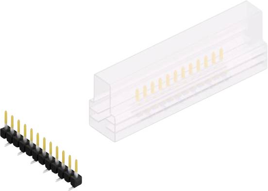 Fischer Elektronik Stiftleiste (Standard) Anzahl Reihen: 1 10047201 10St.