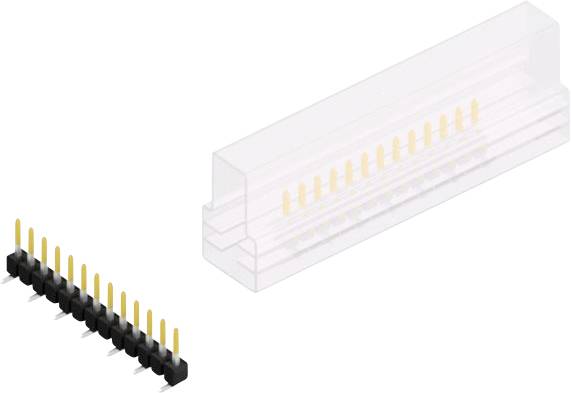 Fischer Elektronik Stiftleiste (Standard) Anzahl Reihen: 1 10047209 10St.