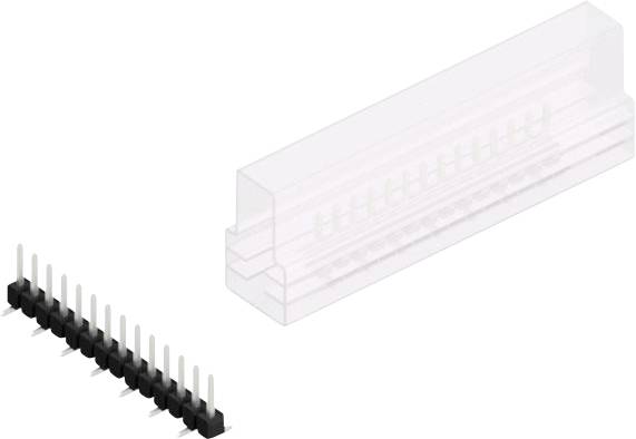 Fischer Elektronik Stiftleiste (Standard) Anzahl Reihen: 1 10047222 10St.