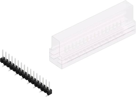 Fischer Elektronik Stiftleiste (Standard) Anzahl Reihen: 1 10047239 10St.