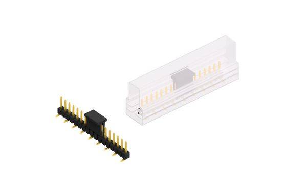 Fischer Elektronik Stiftleiste (Standard) Anzahl Reihen: 1 SL10SMD05217GBSM 10St.
