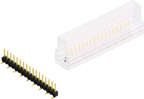 Fischer Elektronik Stiftleiste (Standard) Anzahl Reihen: 1 SL10SMD05217GSM 10St.